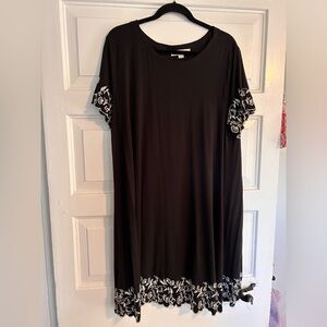 Loft Black Cotton Dress
